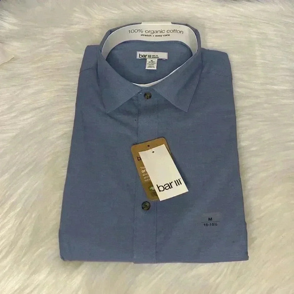 Men’s Bar III Button Down Shirt New Shirt size M B3 - Picture 1 of 6